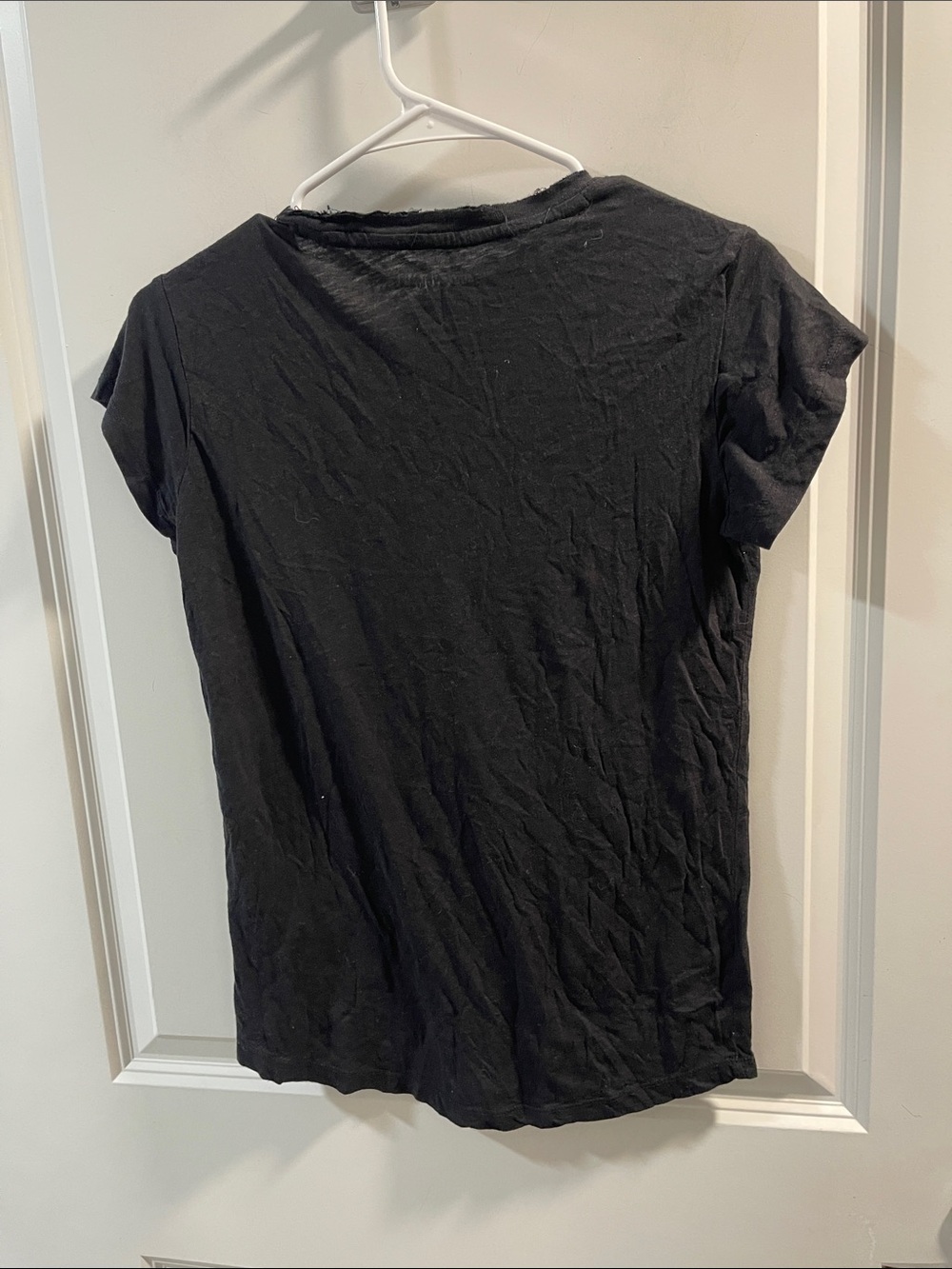 Zadig & Voltaire Black Tee with White and Yellow Burst and Embroidered Cat - Picture 3 of 4